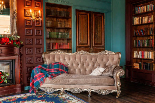 Louis XV-Style Tufted Settee